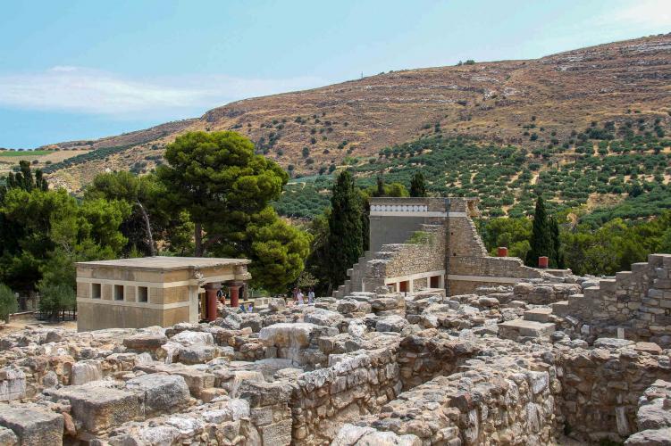 Palast von Knossos auf Kreta