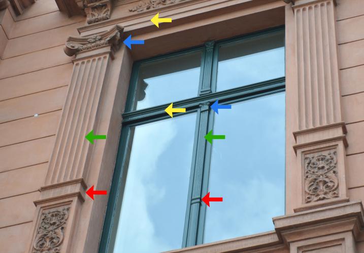 Vergleich Fensterzierprofile und Fassadenschmuck