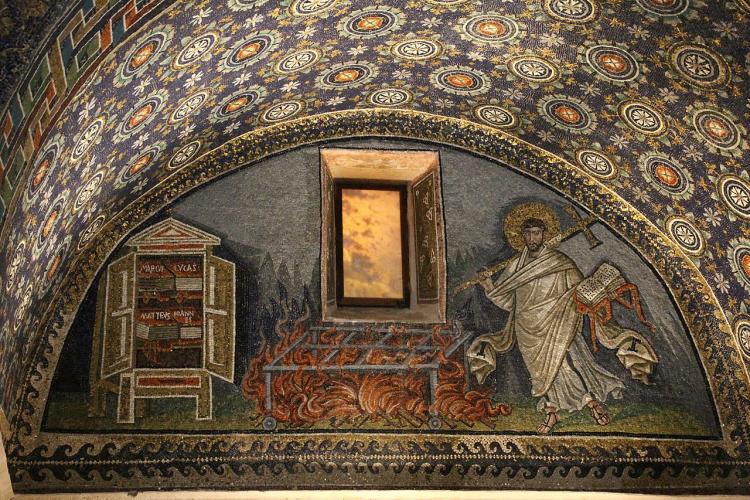 Alabaster Fenster Mausoleum Galla Placidia