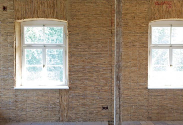 Innendämmung mit Schilfrohrplatten