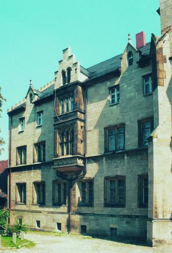 Westfassade Landesschule Pforta Teilansicht