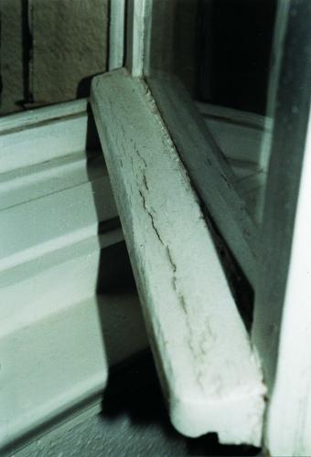 unzureichend behandelter Wetterschenkel