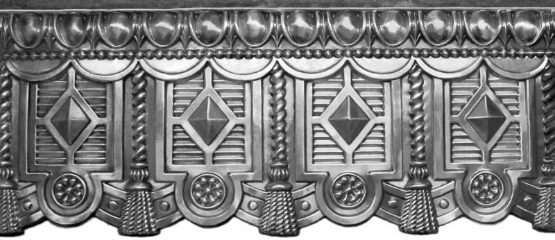 Lambrequin mit Quasten