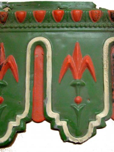 Mehrfarbige Zierblende