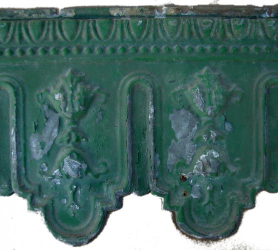 Einfarbige Zierblende