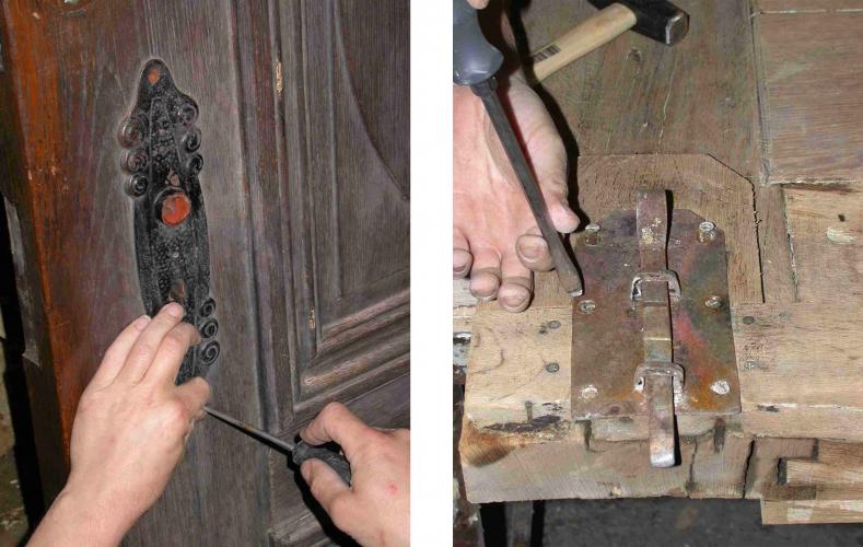 Demontage Schlösser