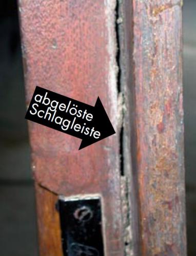 Detailschaden Flügel