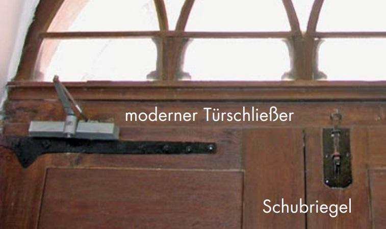 Aufnahme Innentür oben