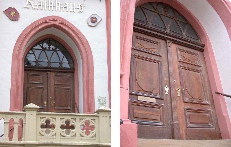 fertiggestellte Tür