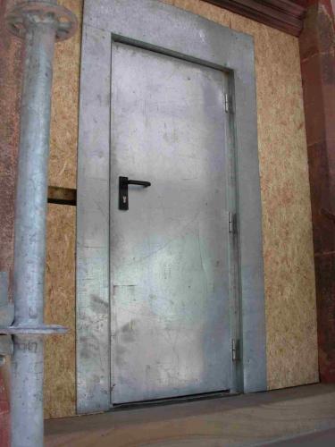 provisorische Bautür