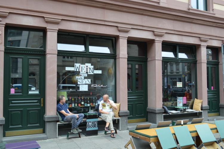 Schaufenster nach der Sanierung