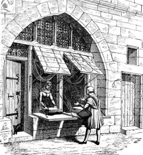 Präsentation der Waren