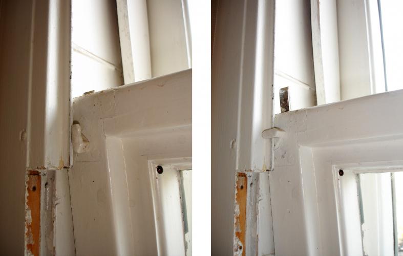 Fixierung des Flügels