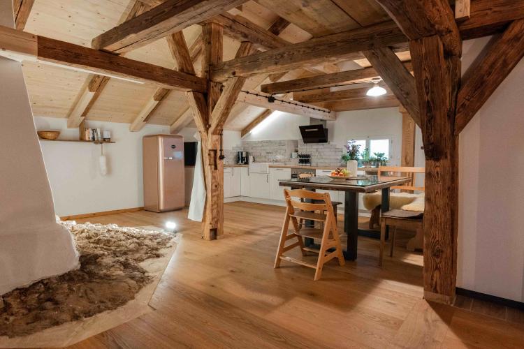 Küche der Ferienwohnung