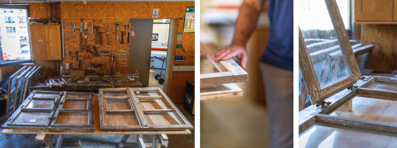 Aufarbeitung historisches Fenster