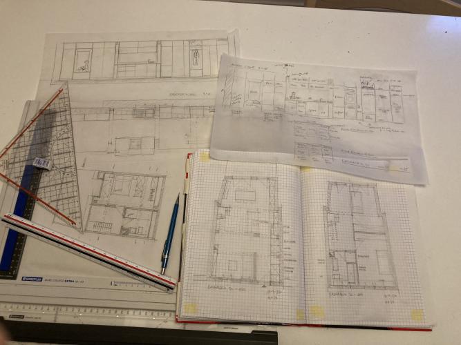 Architektenzeichnungen