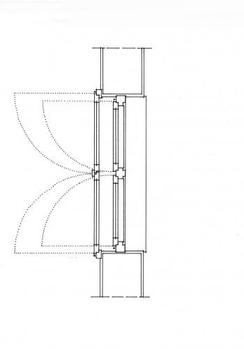  Innen vorgesetztes  Einfachfenster