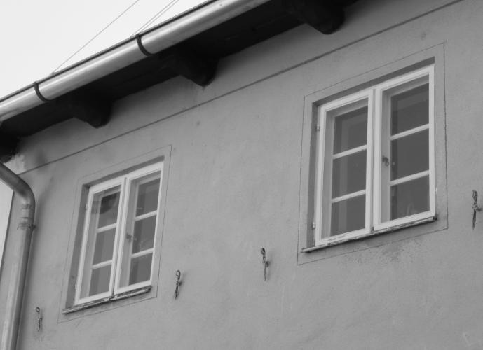 Außenansicht der vorgesetzten neuen Fensterebene