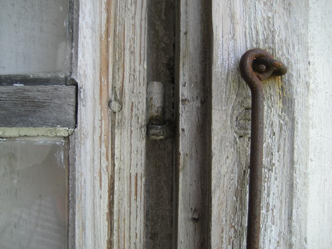 Detail Fensterflügel Westfassade, Zisterzienserkloster Raitenhaslac