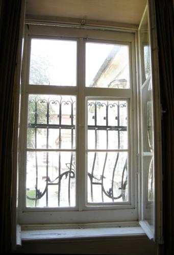  Temporäres Winterfenster in der Nordfassade, Zisterzienserkloster  Raitenhaslach