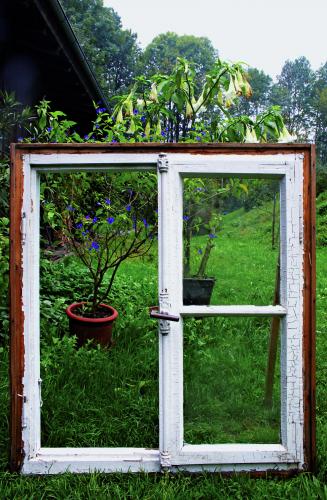 Erhaltenes Fenster von 1880