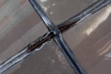 Karniesbleistreifen mit innerer Drahtverstärkung