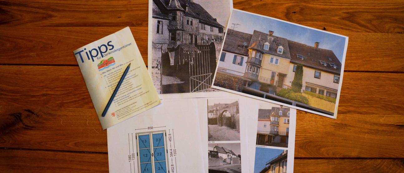 Unterlagen für den Erstbesuch bei der Denkmalschutzbehörde