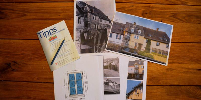 Unterlagen für den Erstbesuch bei der Denkmalschutzbehörde